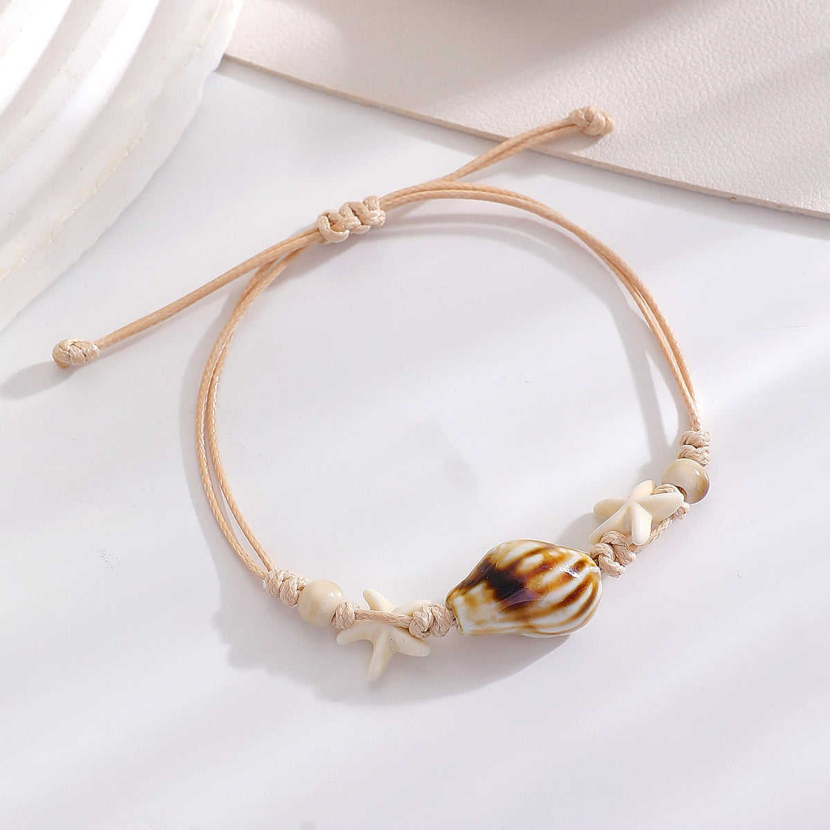 Summer Ocean Style Cartoon Shell Female Bohemian Woven Turtle Jewelry Set