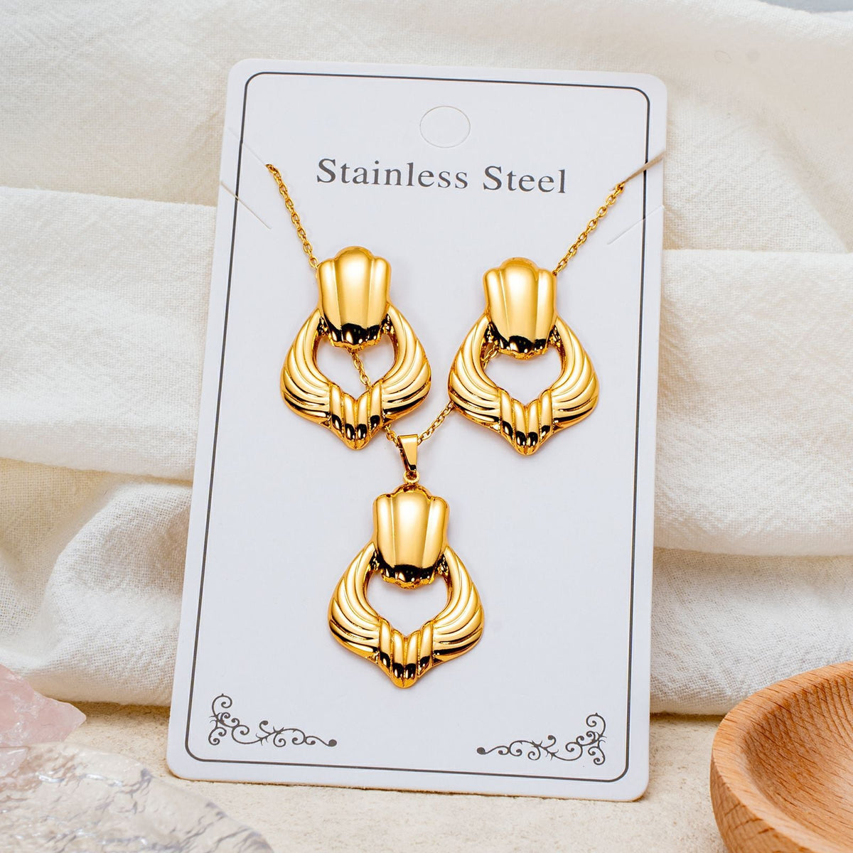 Best-selling Fashion Personality Stainless Steel Variety Of Jewelry Set