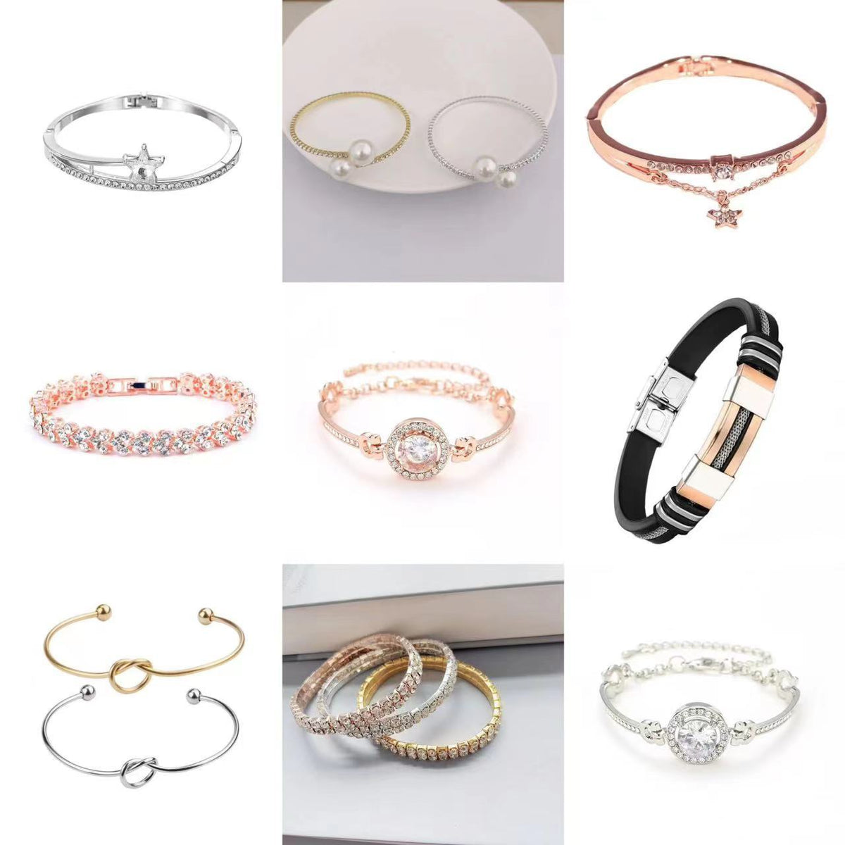 Fashion Bangle Stylish Simple Versatile Watch Bracelets