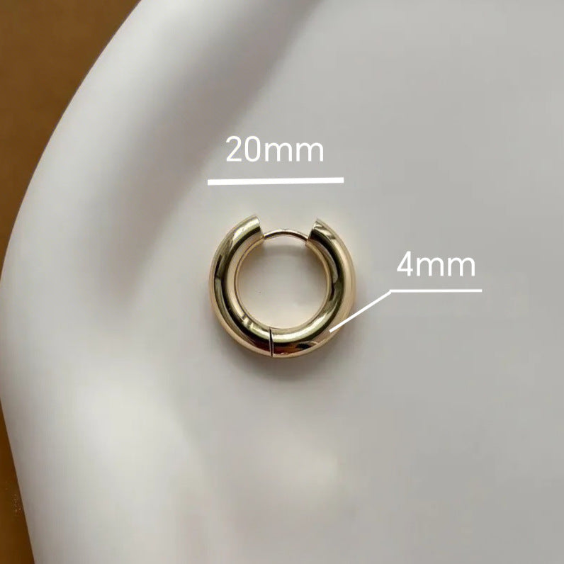 French Sweet Fashion Ear Detachable Trend Small Love Earrings