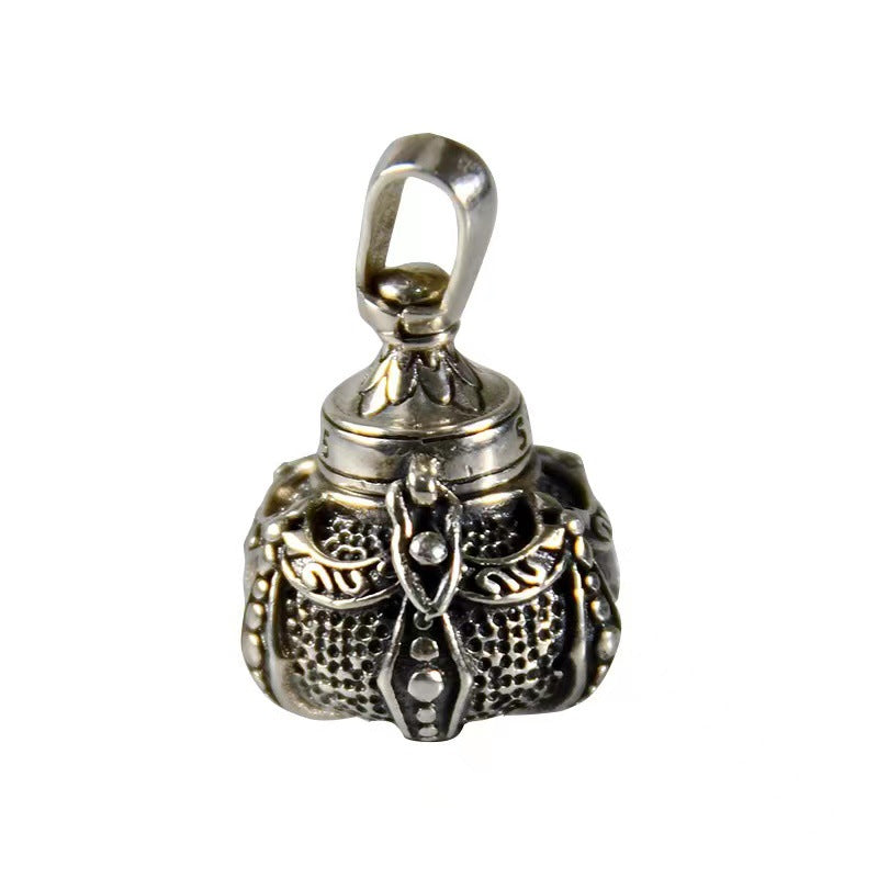 Men's Sier Gourd Alchemy Stove Open Fashion Pendant
