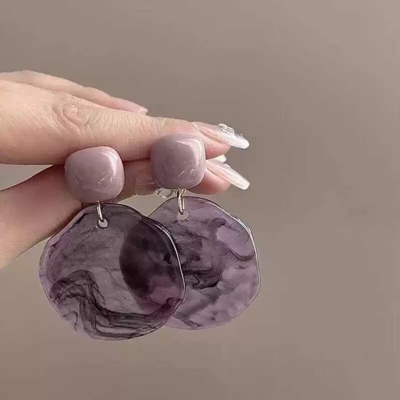 French Romantic Light Luxury Simplicity Petal Earrings