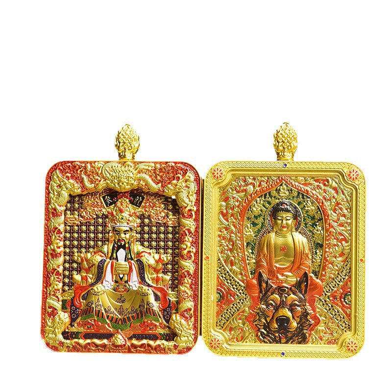 Zodiac Eight Patron Saints Three-dimensional Carving Relief Niche For Statue Necklaces