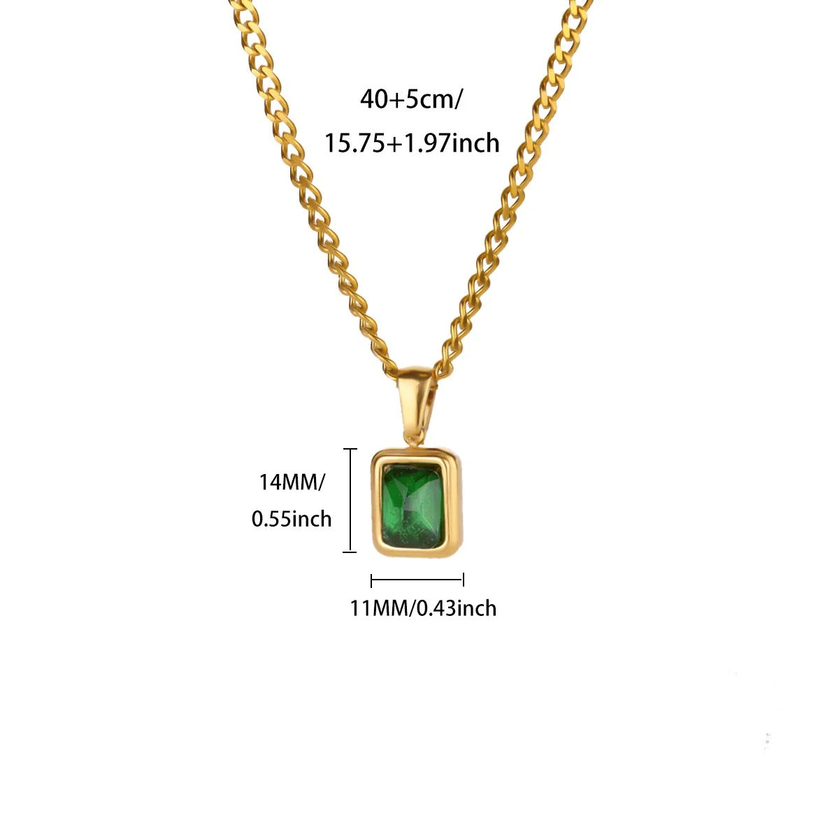 Unique Round Stone Niche Trendy Clavicle Chain Daily Necklace