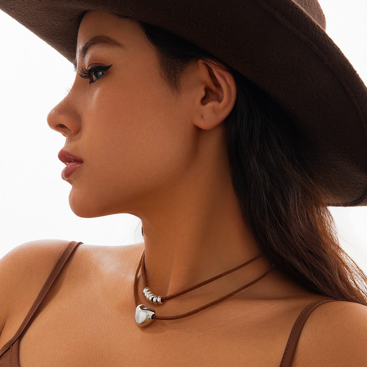Wind Irregular Tophus Cactus Alloy Collar Pendants