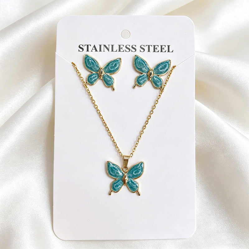 Stainless Steel Enamel Titanium Fashion Personality Necklaces