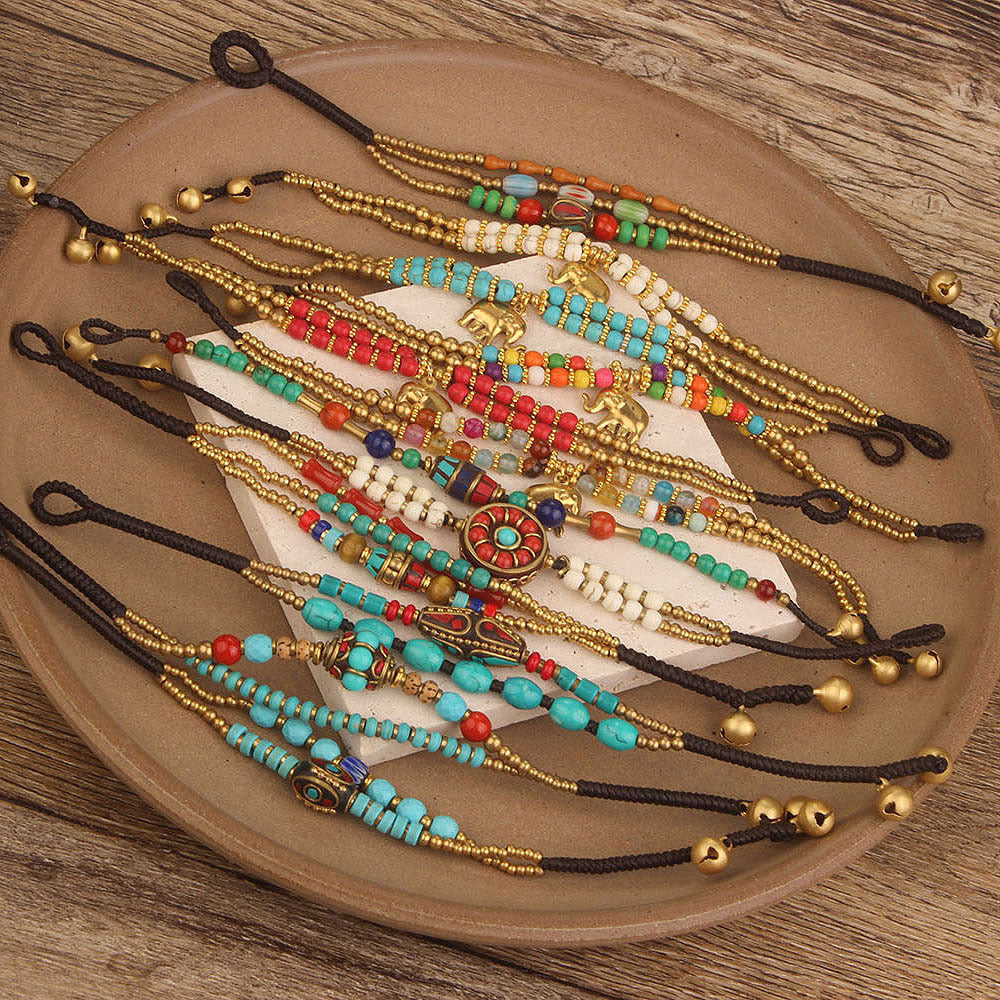 Niche Weave Vintage Nepal Ethnic Tibetan Bracelets