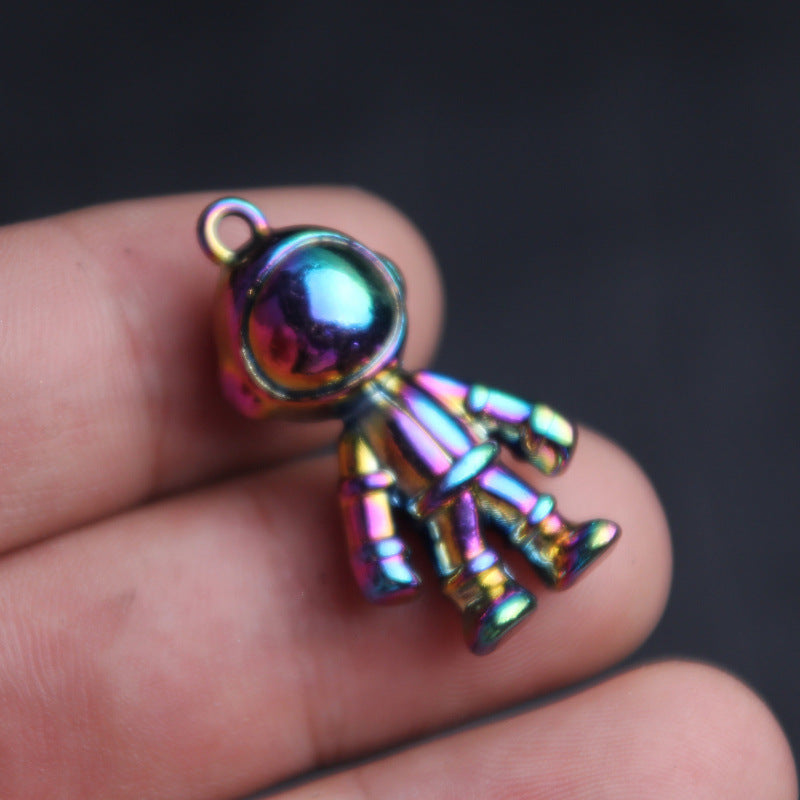 Street Quenching Mermaid Spiral Strip Spaceman Pendant