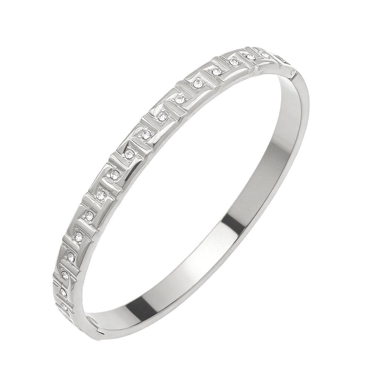 Open Stainless Steel Hydraulic Light Luxury High-grade Exaggerated Design Sense Bracelets