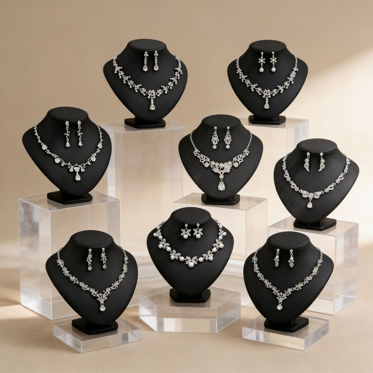 Drop Light Luxury Minority Clavicle Chain Palace Style Earrings