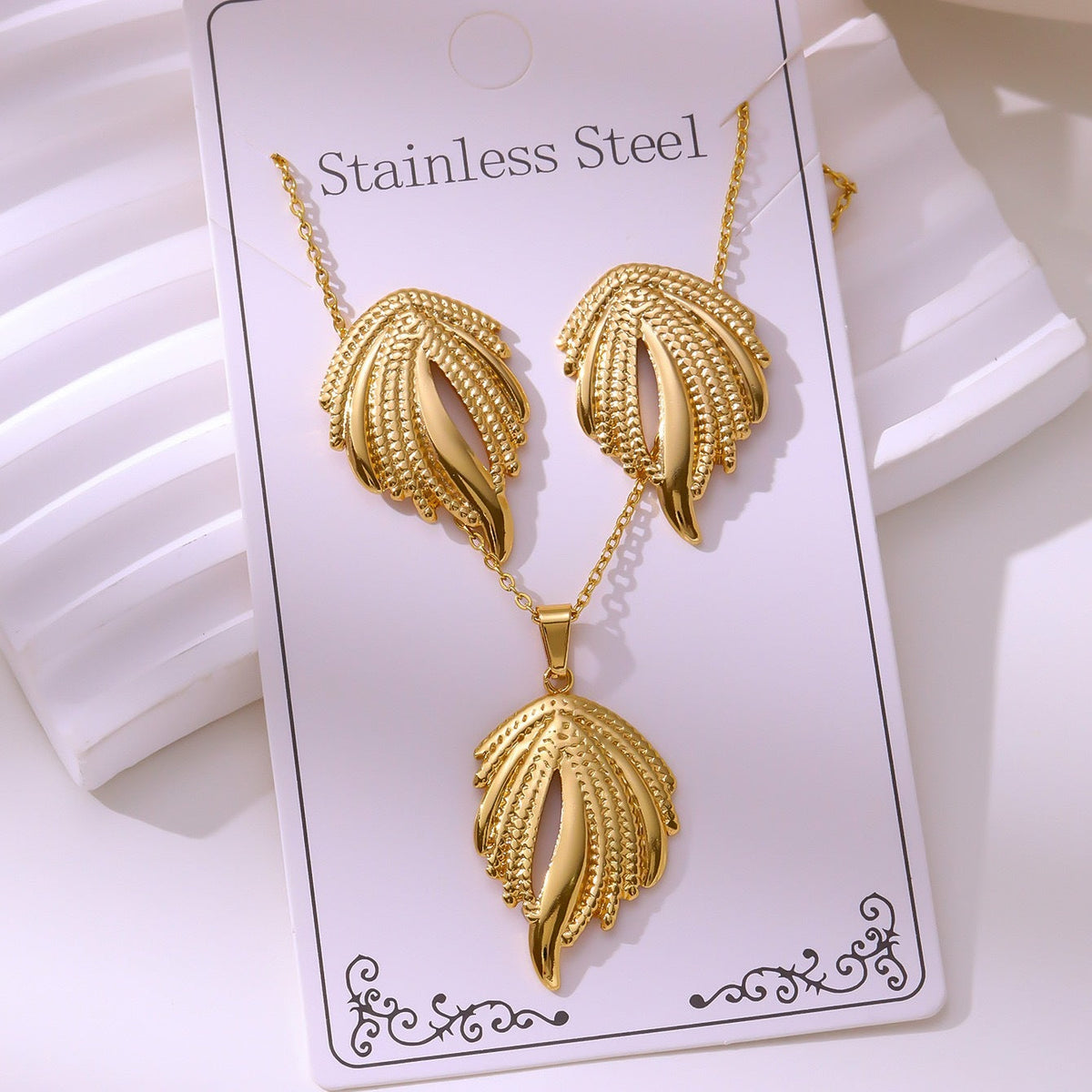 Hydraulic Suit Butterfly Love Irregular Personality Jewelry Set