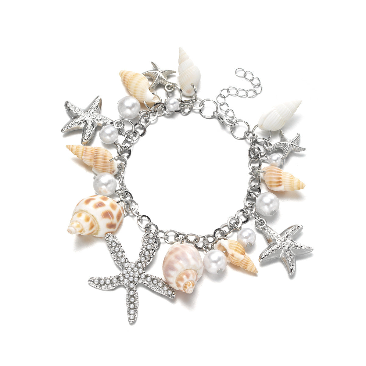 Women's Fashion Bohemian Ocean Style Starfish Shell Niche Bracelets