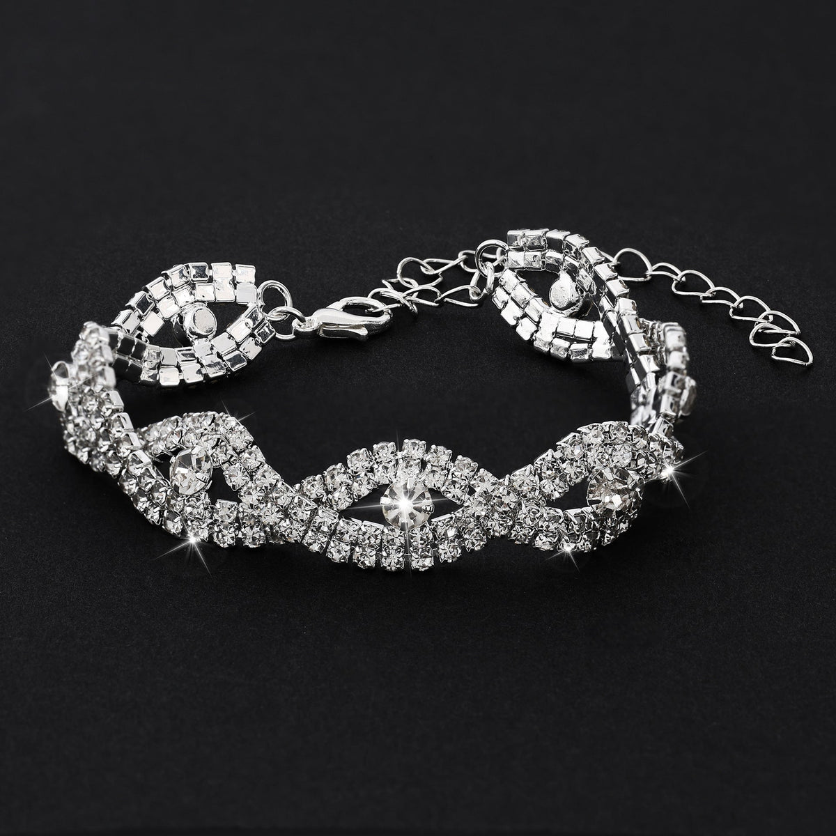 Fashion Tassel Female Three-piece Suit Bridal Jewelry Set