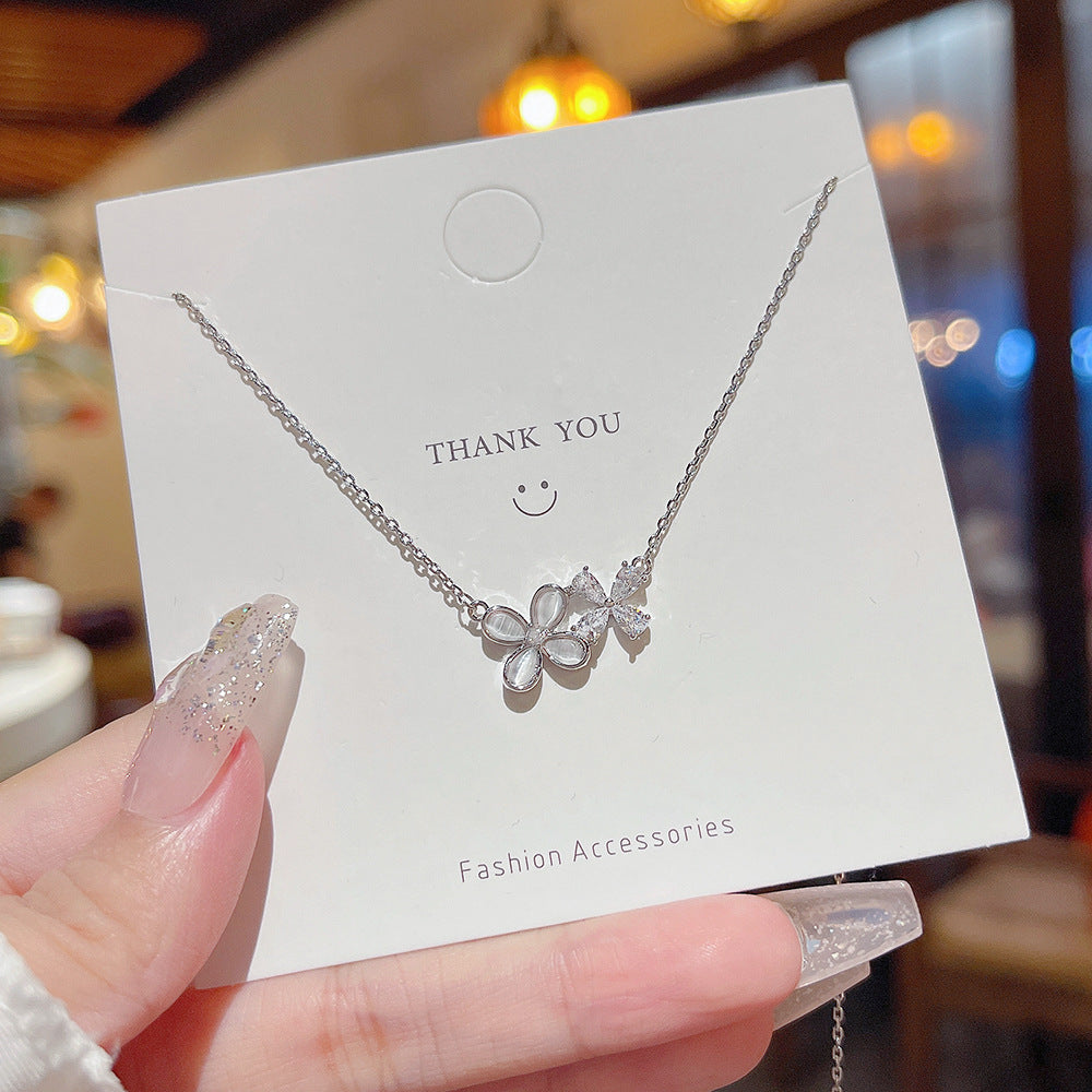 Flower Fairy Mori Style Light Luxury Minority Necklace