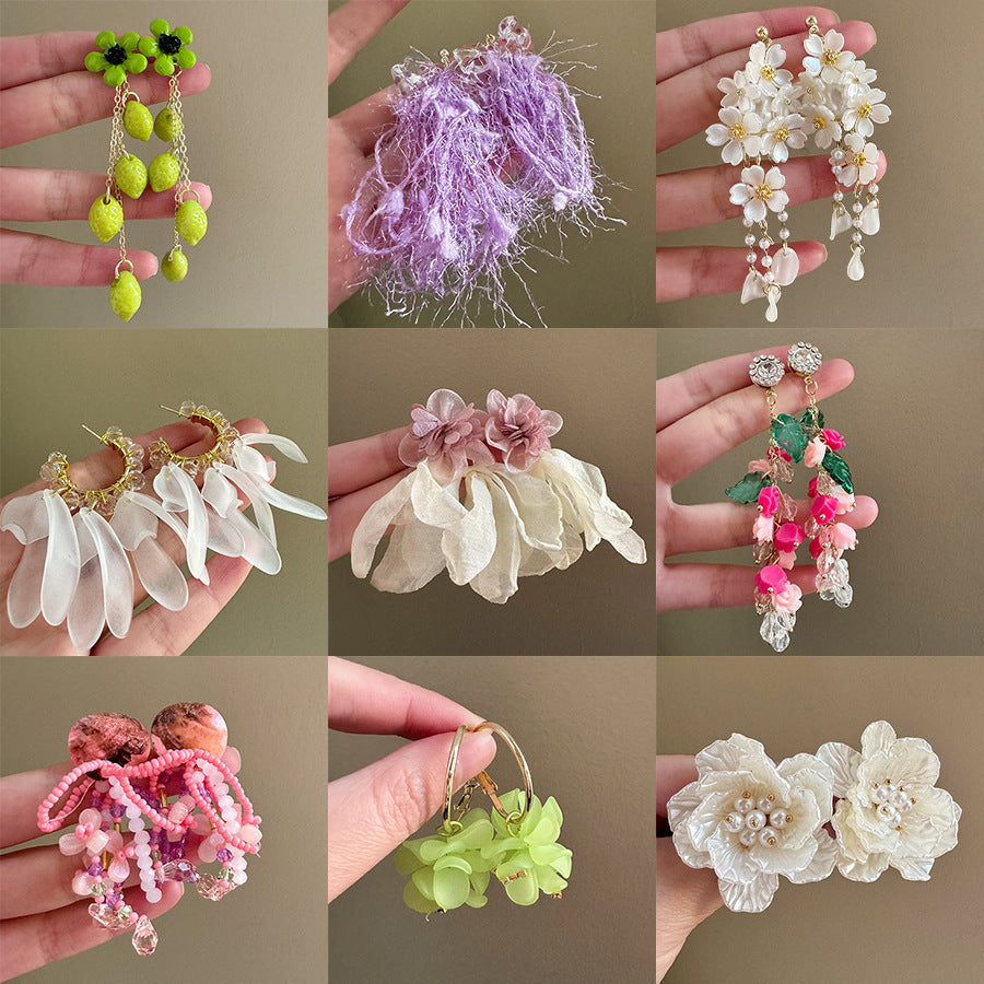 Super Fairy Winter Exquisite Beautiful Style Sweet Flexible Simple Temperamental Earrings