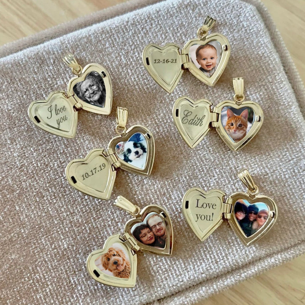 Album Frame Retro Simple Open Close Necklace