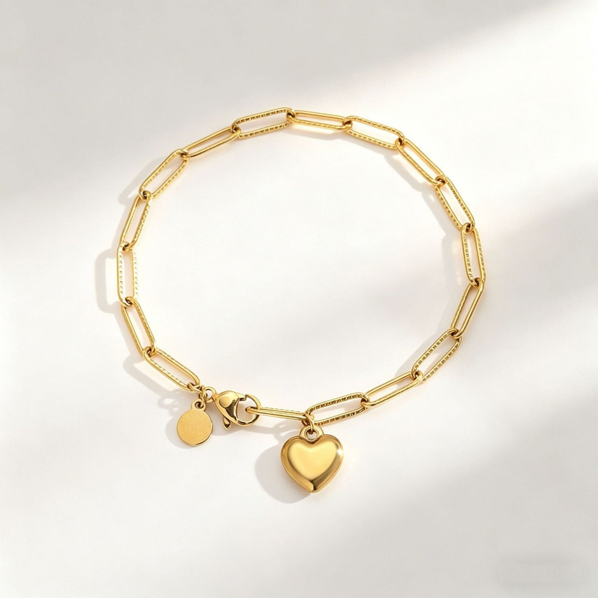 Women's Stainless Steel Titanium Simple Love Bracelets