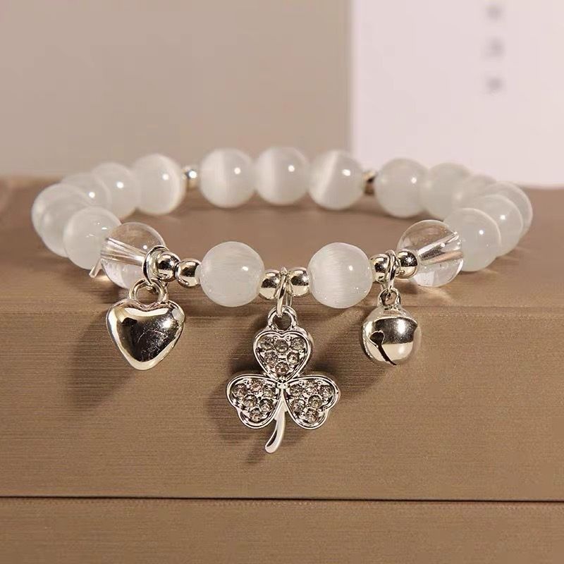 Female White Gray Moonlight Elegant Stars Sweet Design Bracelet