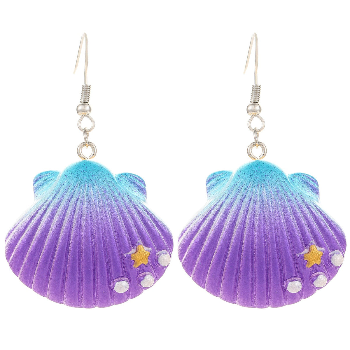 Starfish Spiral Pattern Ear Wind High Sense Ocean Jewelry Set