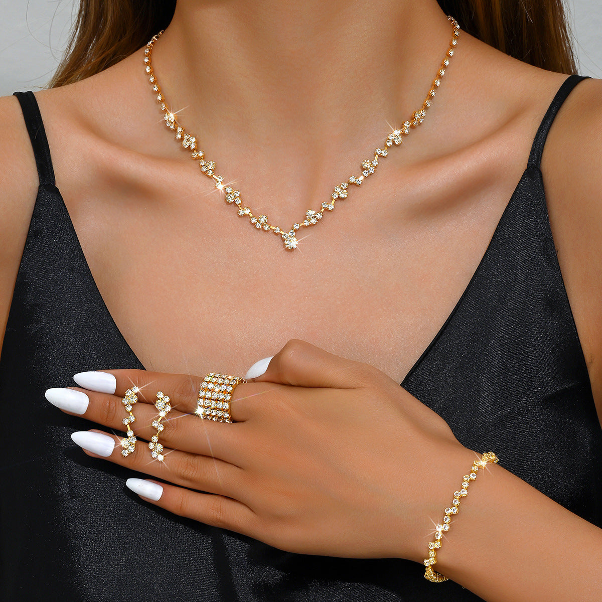 Simple Fashion Suit Bridal Elegant Fashionable Earrings
