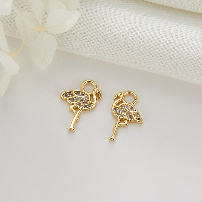 Ear Clip Small Zircon Rainbow Fishtail Lightning Unique Pendant
