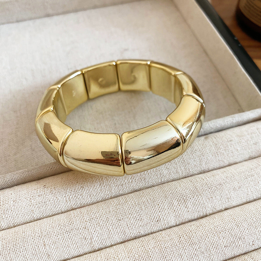 Flowers Open-ended Design Personalized Light Luxury Bracelet