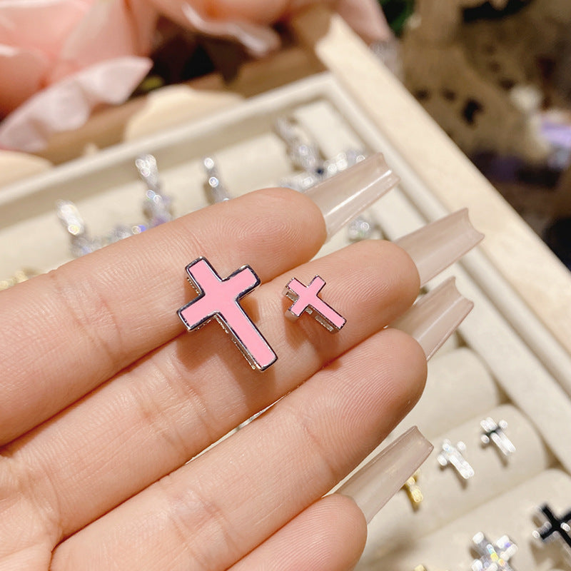 Full Diamond Cross Hip Hop Real Necklaces
