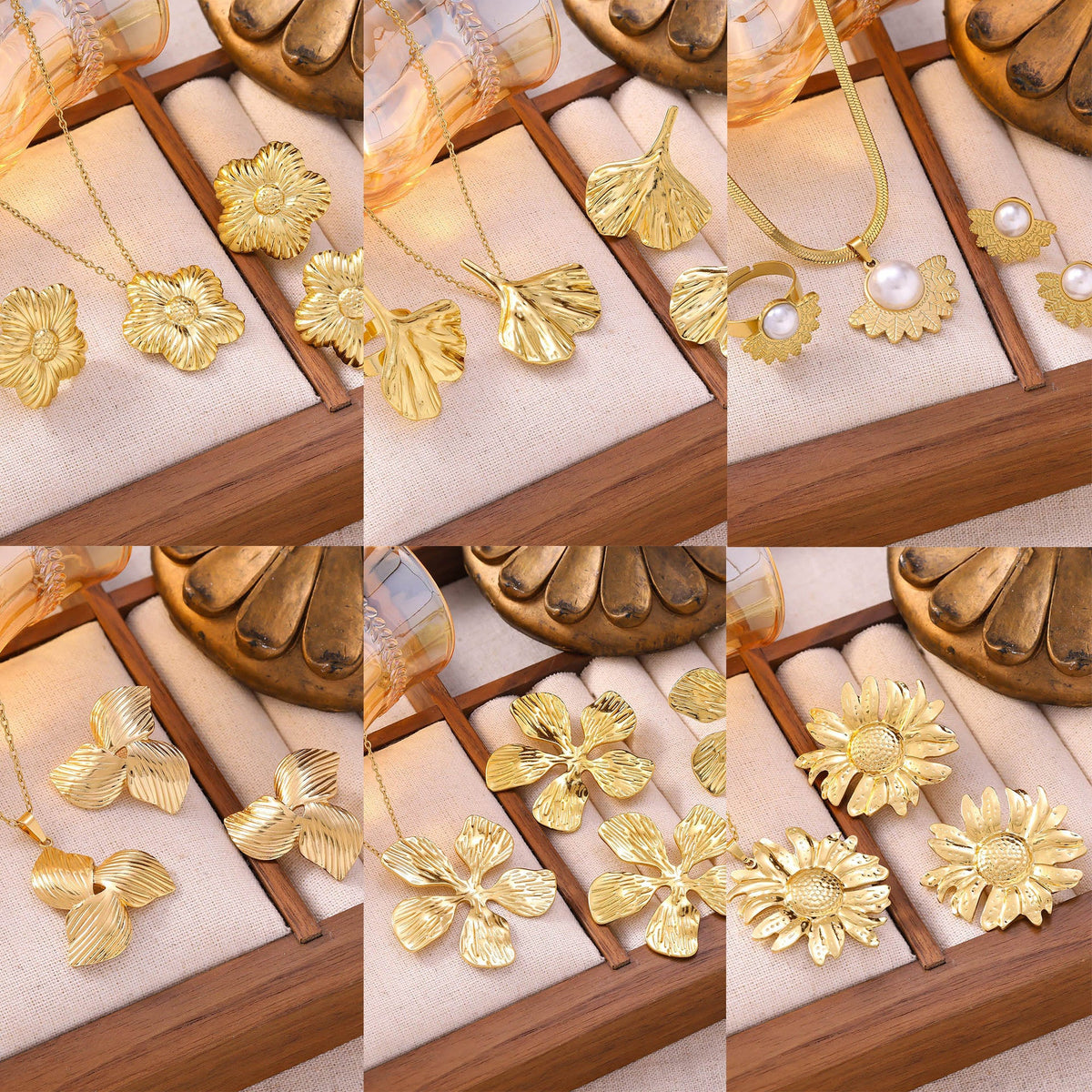 Women's French Stainless Steel Suite Light Luxury High-grade Jewelry Set