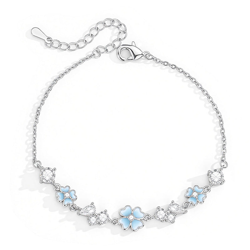 Luminous Clover Special Interest Light Luxury High-grade Star Cherry Bracelet