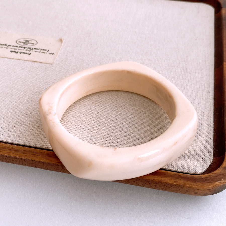 Acrylic Blooming Round Atmospheric Commute Minimalist Niche Bracelet