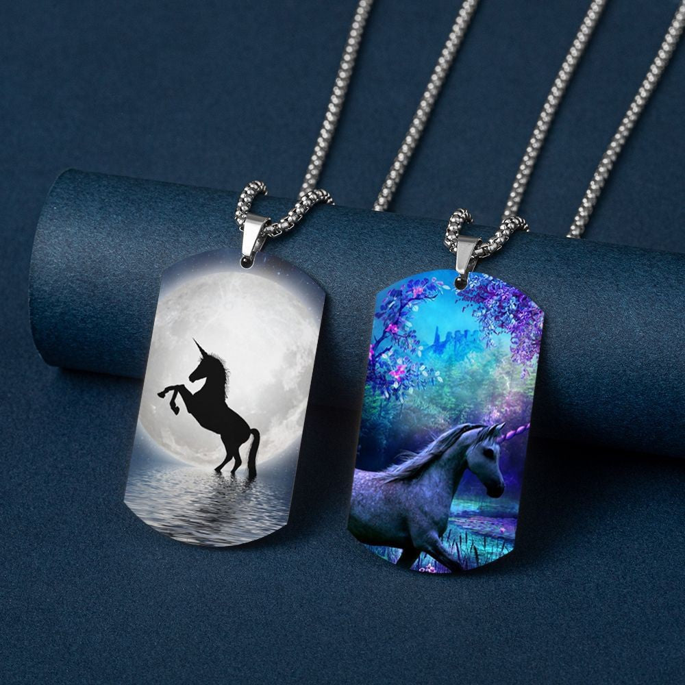 Tag Carved Thermal Transfer Engraving Material Holiday Necklaces