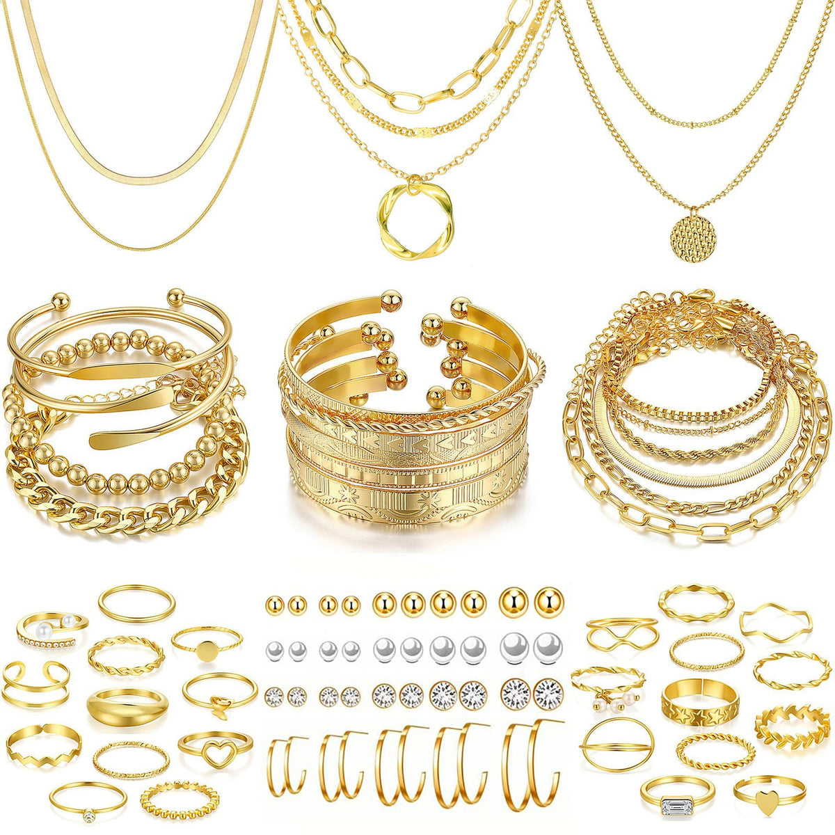 Women's Infinite Love Twin Style Brace Lace Jewelry Set