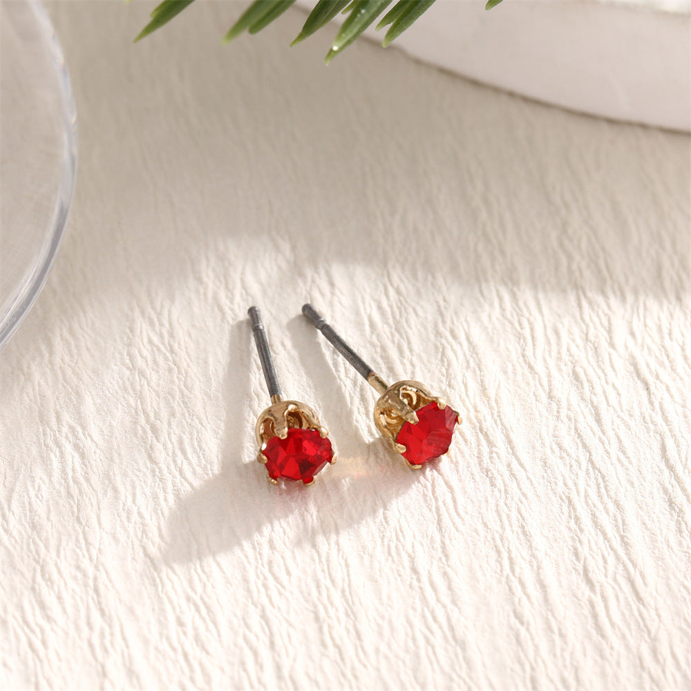 Fashion Christmas Tree Elk Snowflake Crutch Ear Festive Alloy Dripping Stud Earrings