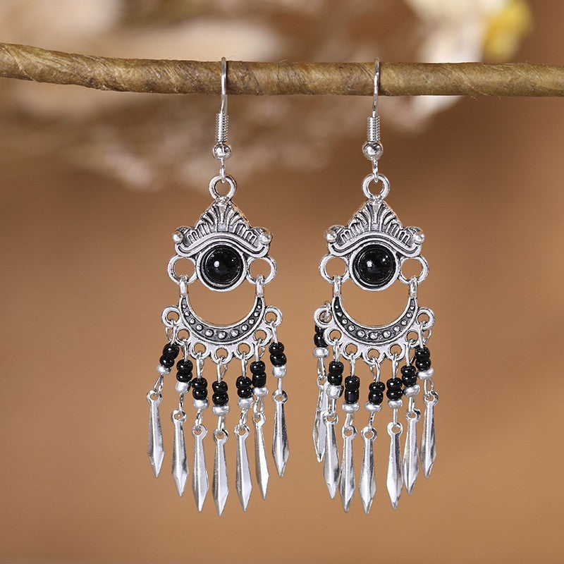Style Vintage Fashion Bohemian Long Tassel Earrings