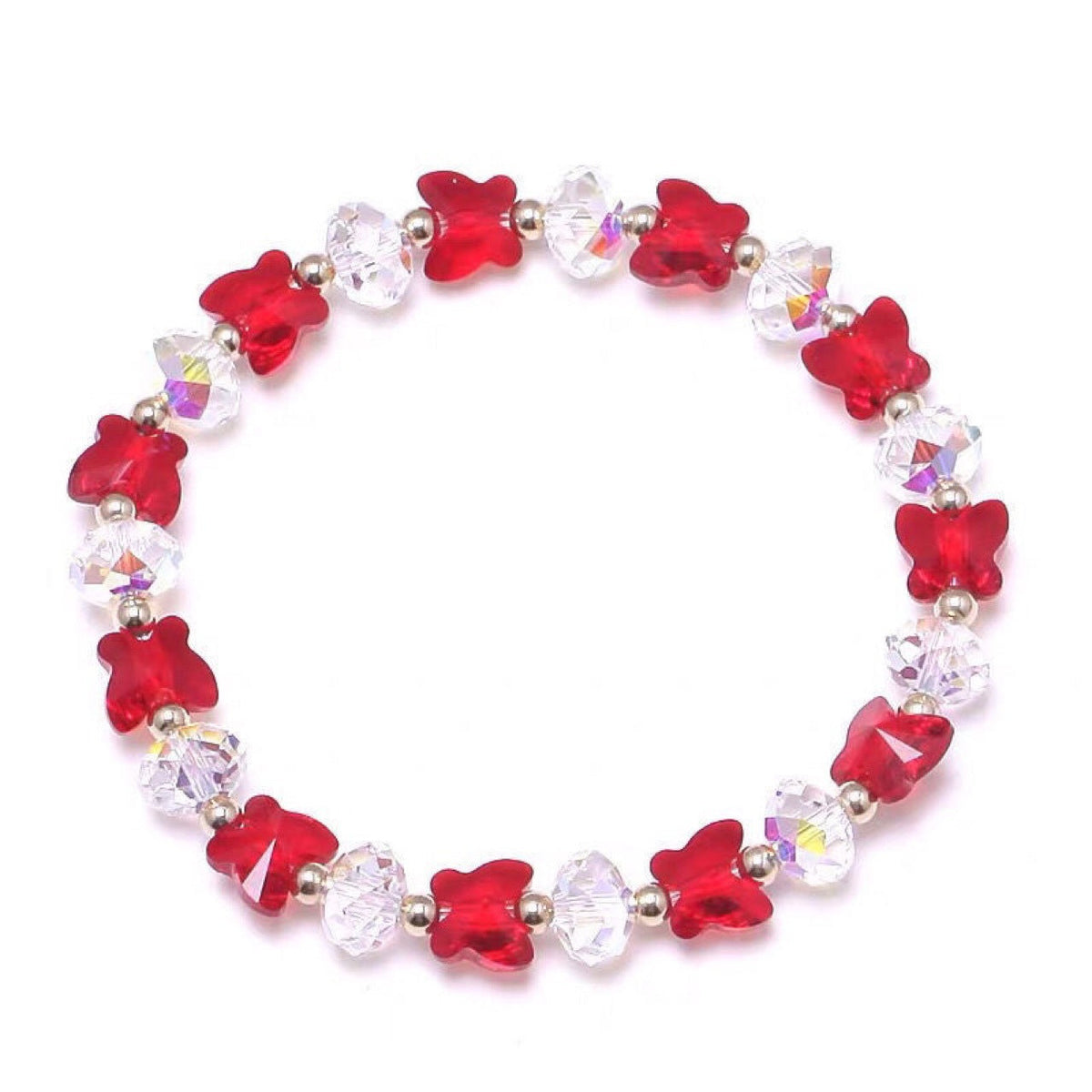 Women's Korean Style Butterfly Crystal Fashion Fresh Bracelet