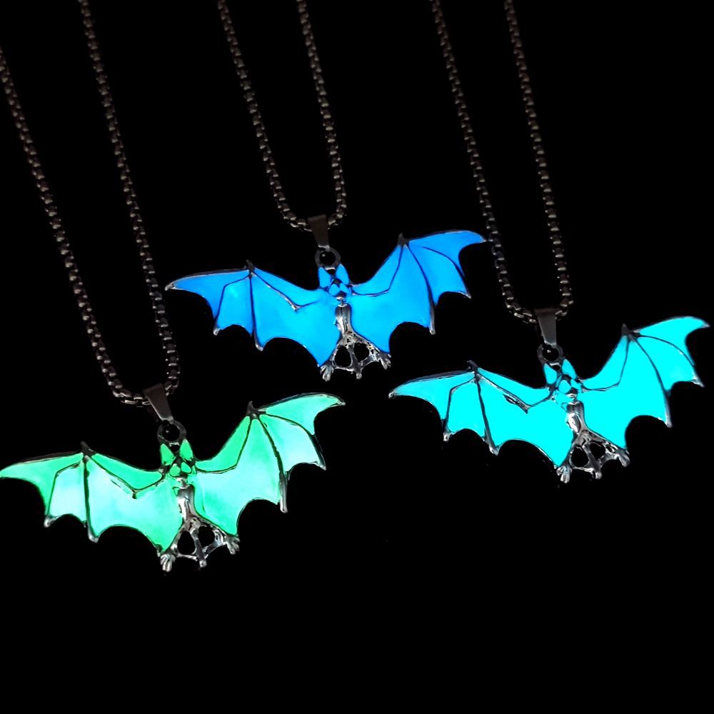 Dark Luminous Vampire Bat Cool Street Pendants