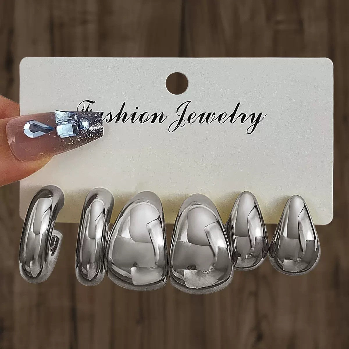 Shaped High Sense Water Drop Simple Earrings