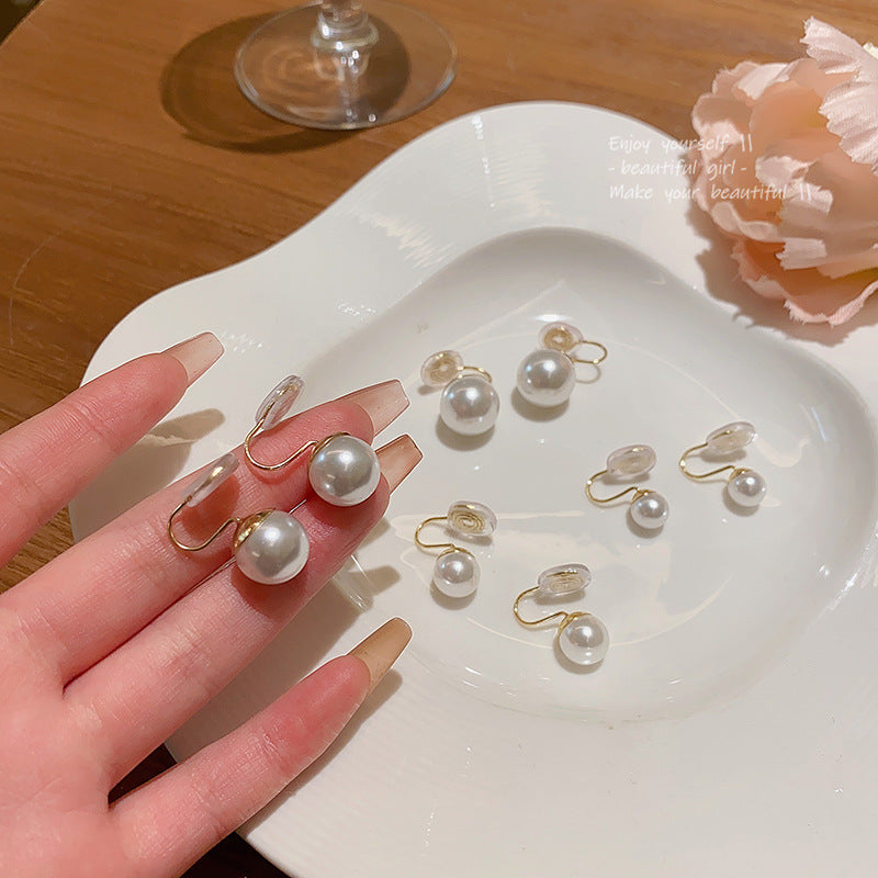 Without Pierced Mosquito Coil Clips Light Luxury Minority Compact Temperamental Earrings