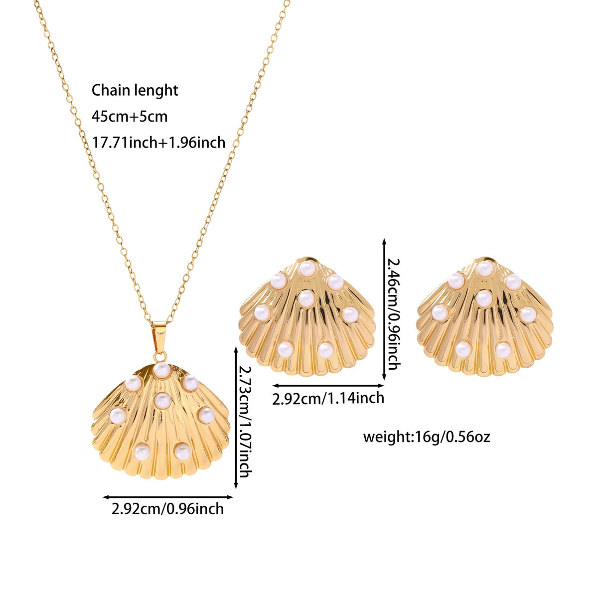 Women's French Stainless Steel Suite Light Luxury High-grade Jewelry Set