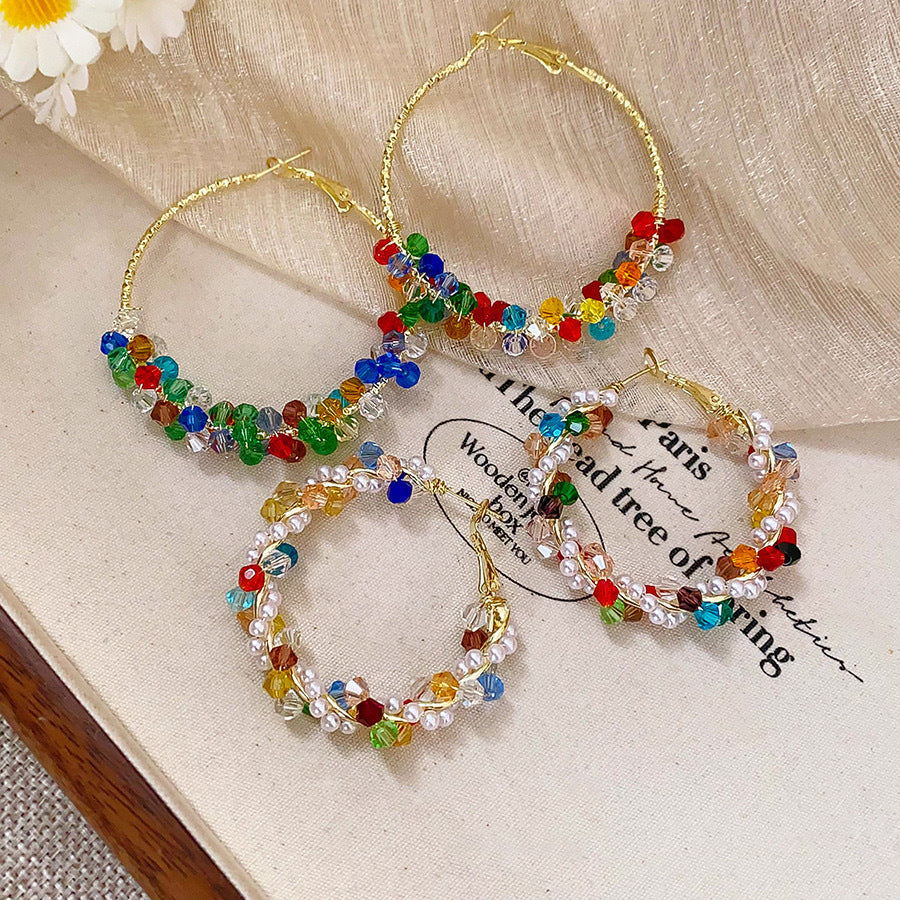 French Romantic Light Luxury Simplicity Petal Earrings