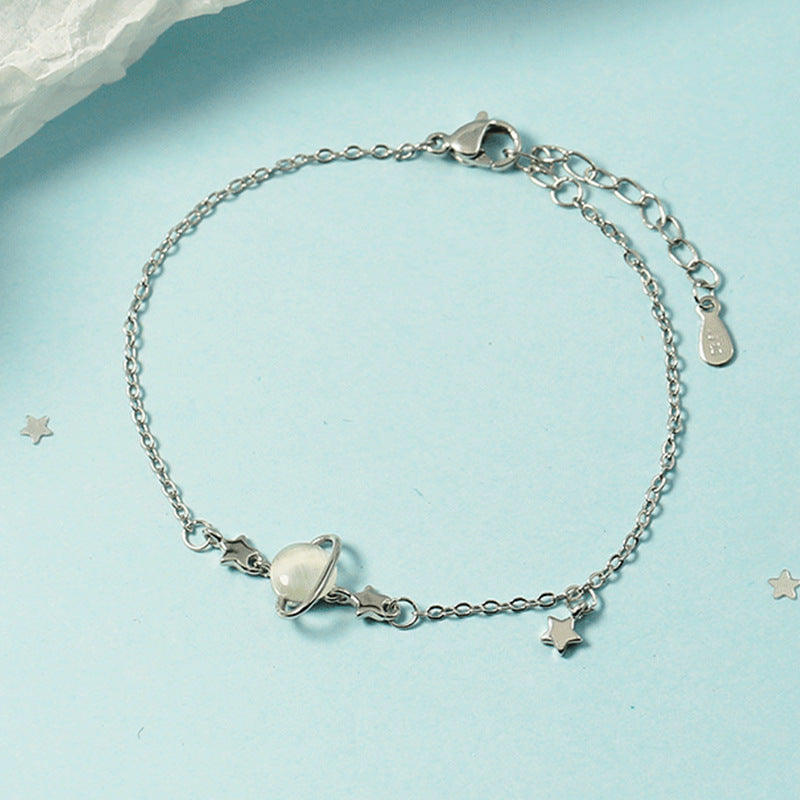 Niche Design Minimalist Opal Girlfriends Fashion For Birthdays Valentine's Days Bracelet