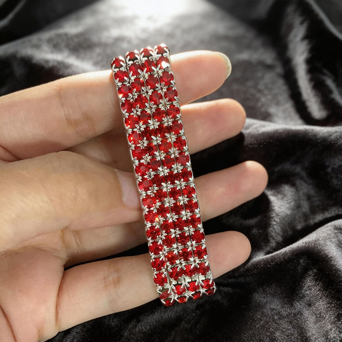 Fashion Bridal Zircon Shiny Rhinestone Wedding Formal Bracelets