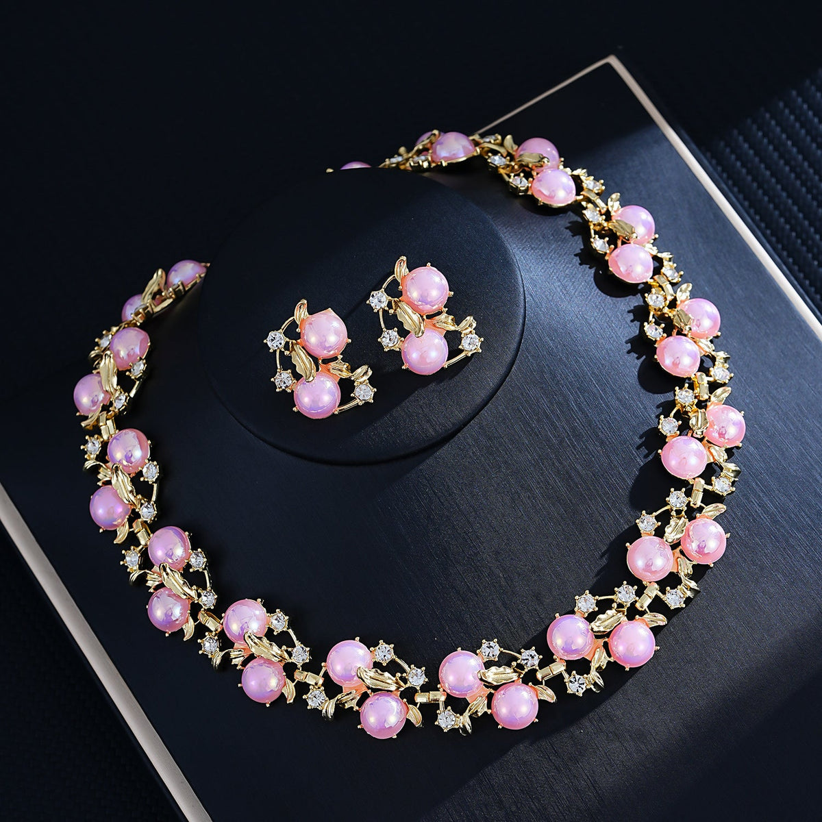 Two-piece Three-piece Bridal Wedding Dress Suit Female Jewelry Set