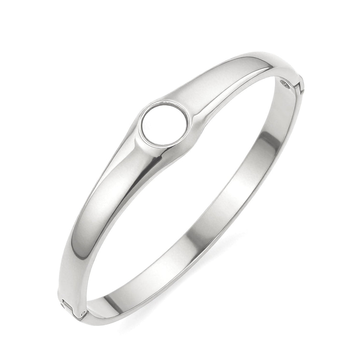 Open Stainless Steel Hydraulic Light Luxury High-grade Exaggerated Design Sense Bracelets