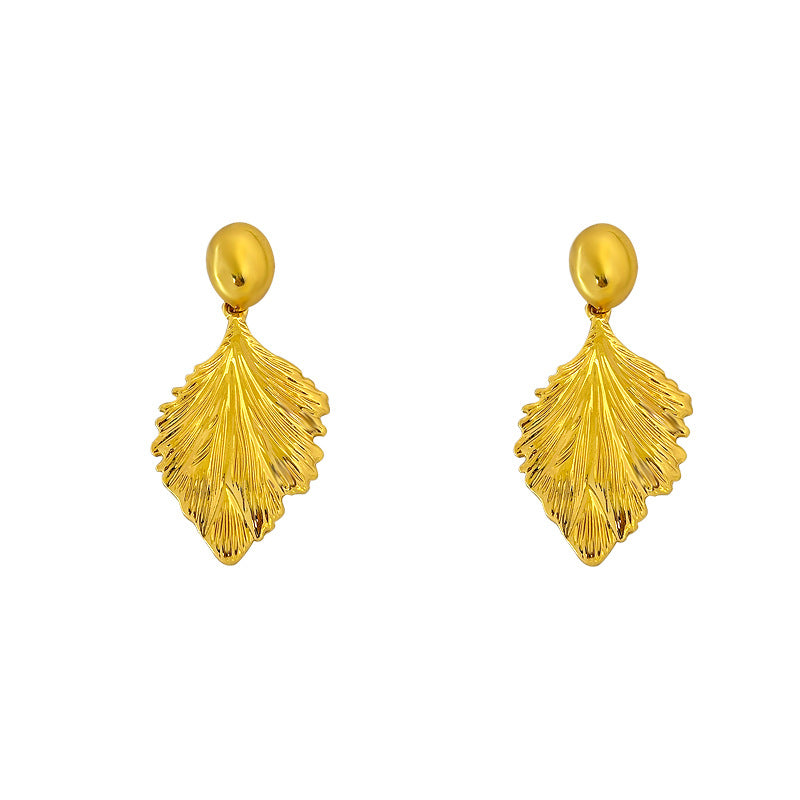 Summer Line Alloy Sier Fresh Design Sense Earrings