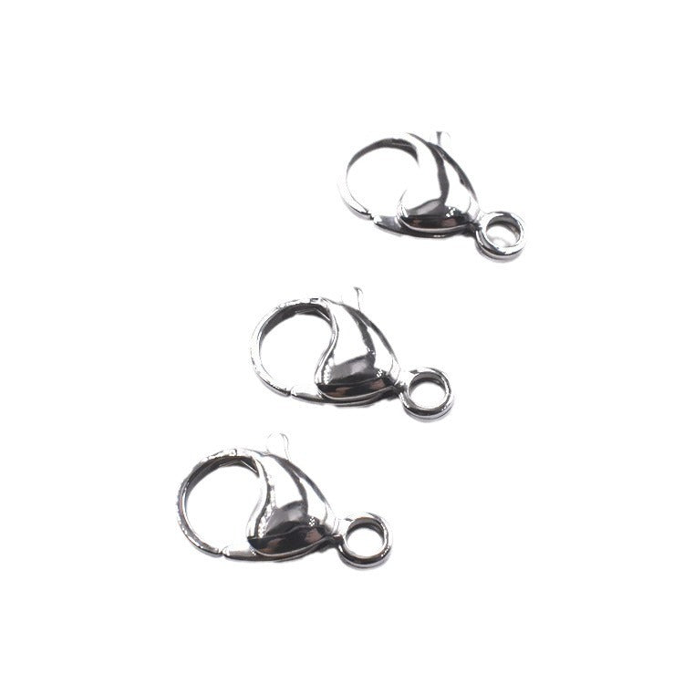 Connector Buckle Stainless Steel Flat Lobster Hook Pendant