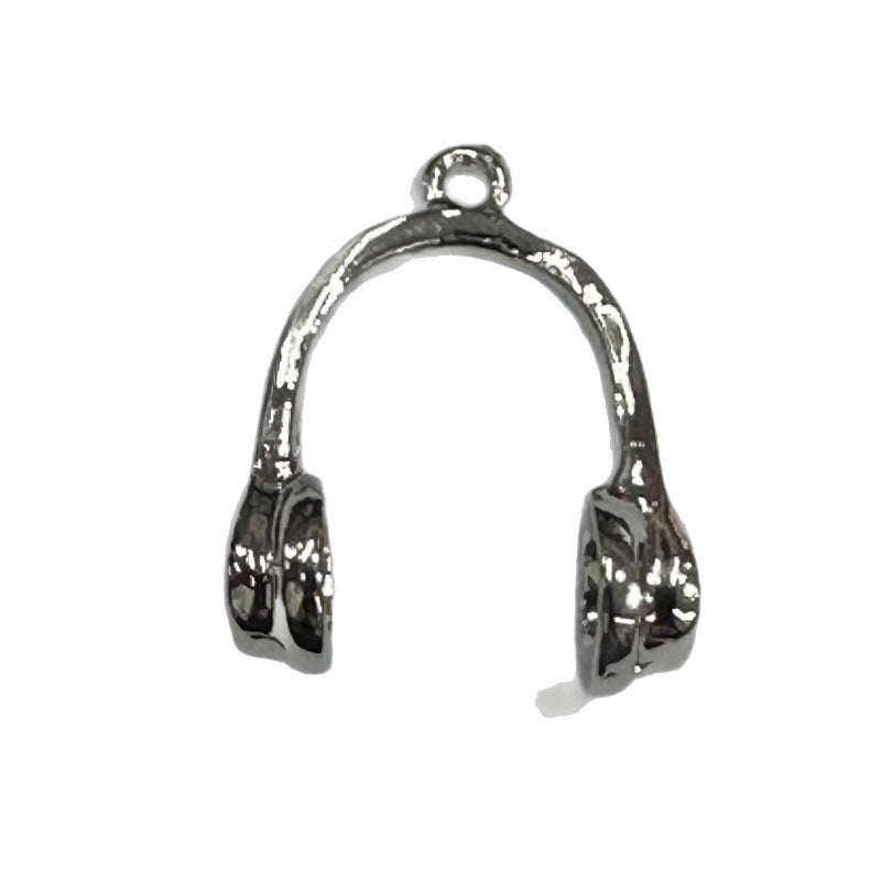 Celesta Melody Music Headset Sweater Chain Pendant