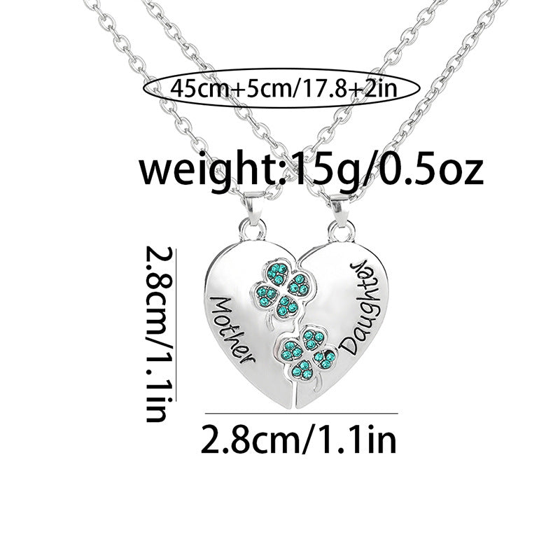 Graceful Creative Mother's Day Gift Heart-shaped Necklaces