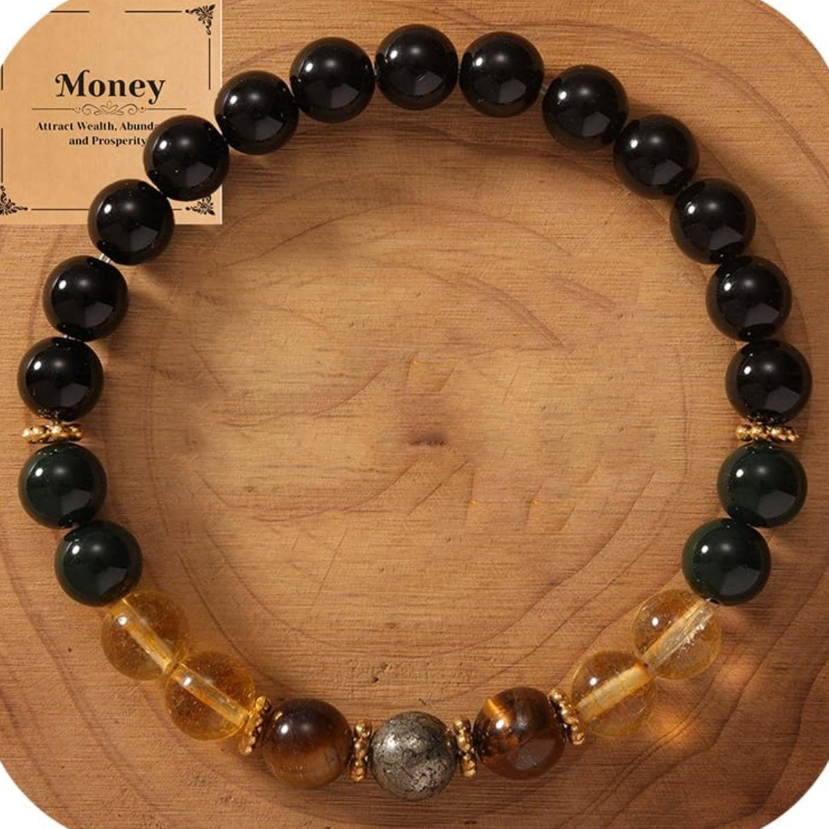 Women's & Men's Stone Elastic Fashion Individual Casual Chinese Style Bracelet