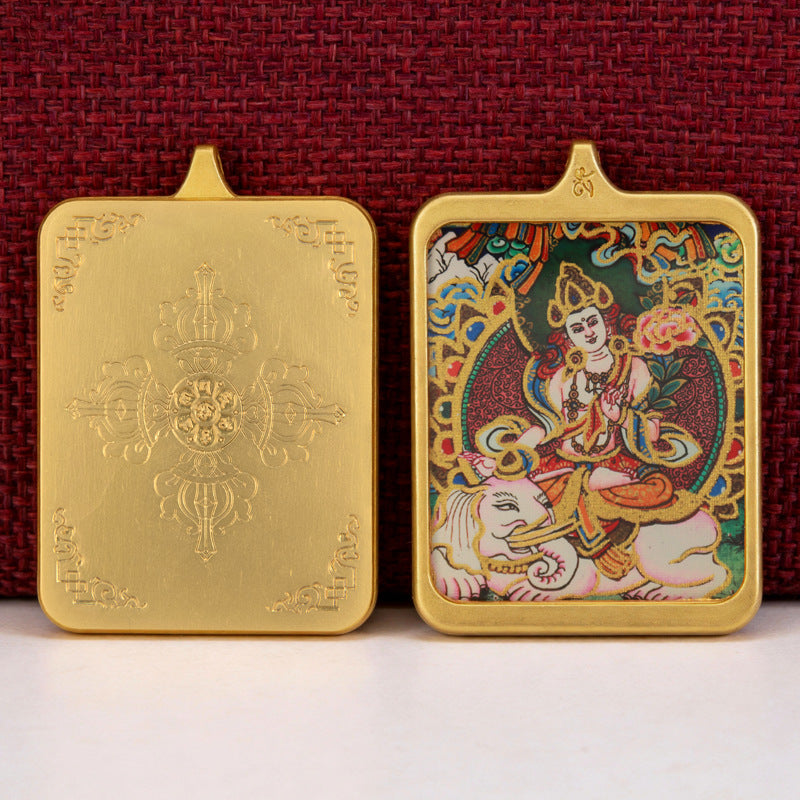 Patron Saints Tibetan Ethnic Style Life Pendant